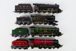 Tri-ang - Hornby - A group of unboxed OO gauge locomotives including a Class B12 4-6-0 in BR black