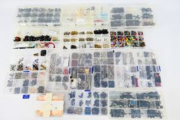 Model Railway - A quantity of spare parts, electrical fittings,