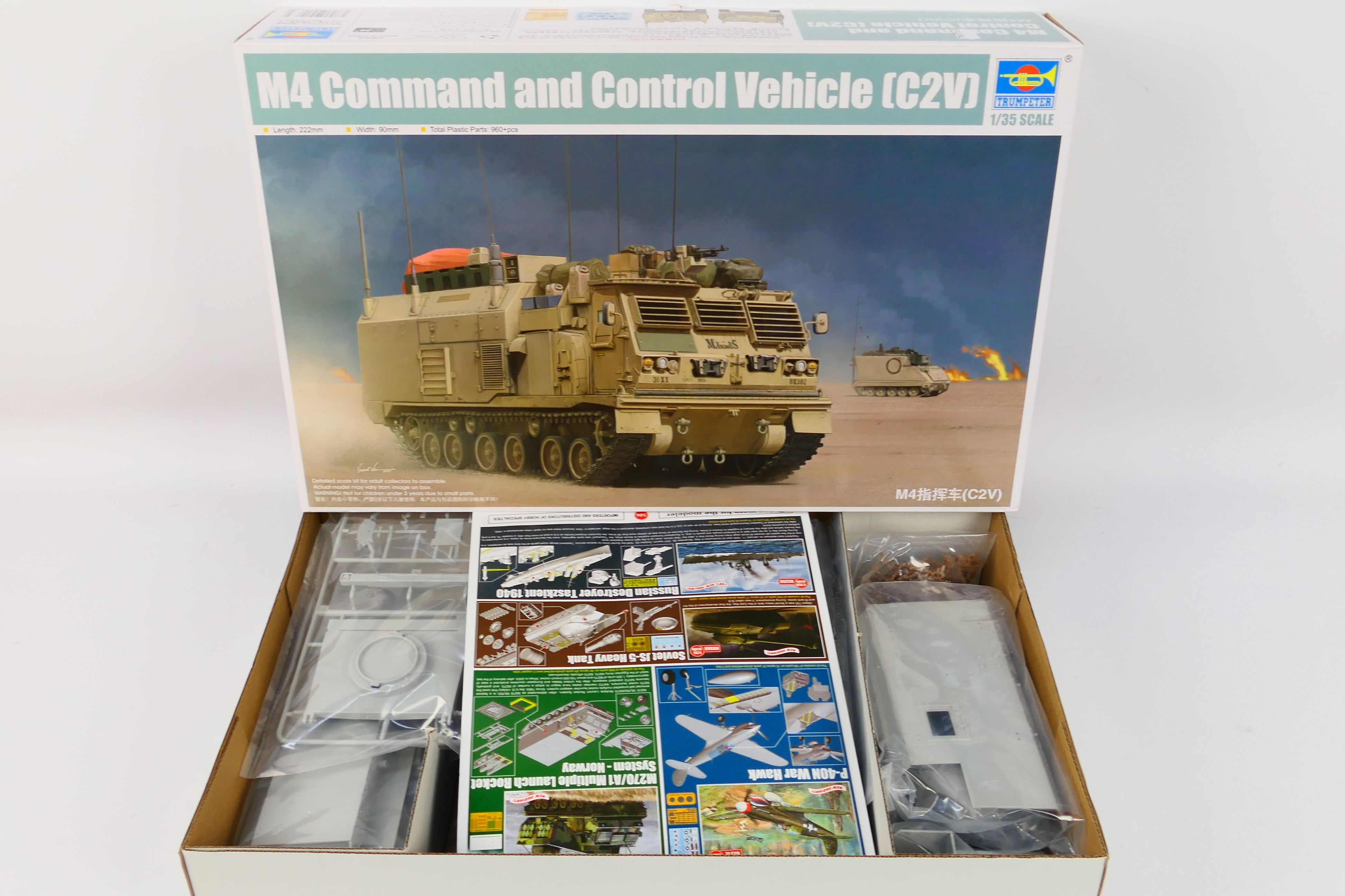 Trumpeter - Ryefield - Two boxed model kits comprising Trumpeter 1:35 scale M4 Command and Control - Image 3 of 3