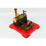 Mamod - A Mamod SE3 twin cylinder stationary steam engine.