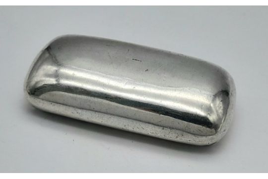 A Vintage Sterling Silver Pill Box. 6cm x 3cm. 34g - Bild 6 aus 7