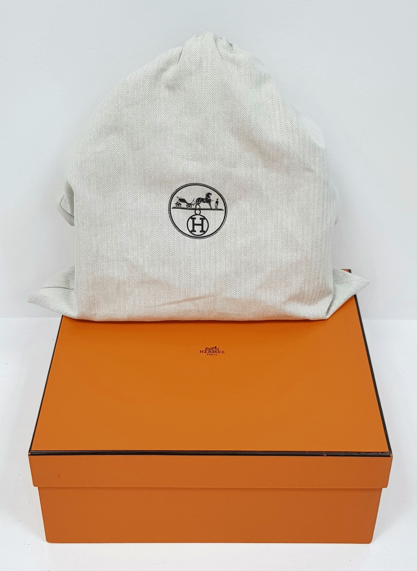 A Hermès Garden Party 30 Black Canvas and Leather Tote Bag. Black canvas exterior with black - Image 9 of 12