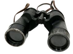 A Pair of Vintage USA Navy Binoculars. 7 x 50. Markings of Bausch and Lomb. 194? Optics still