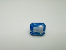 Natural Opal Excellent Emerald Cornflower Blue 11.80ct - Certificated