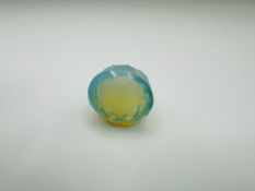 Natural Opal Excellent Round Lime 32.20ct - Certificated
