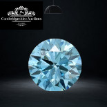 Round Brilliant Cut Diamond 1.04 Carat Fancy Vivid Blue Colour VS1 Clarity - IGI Cert