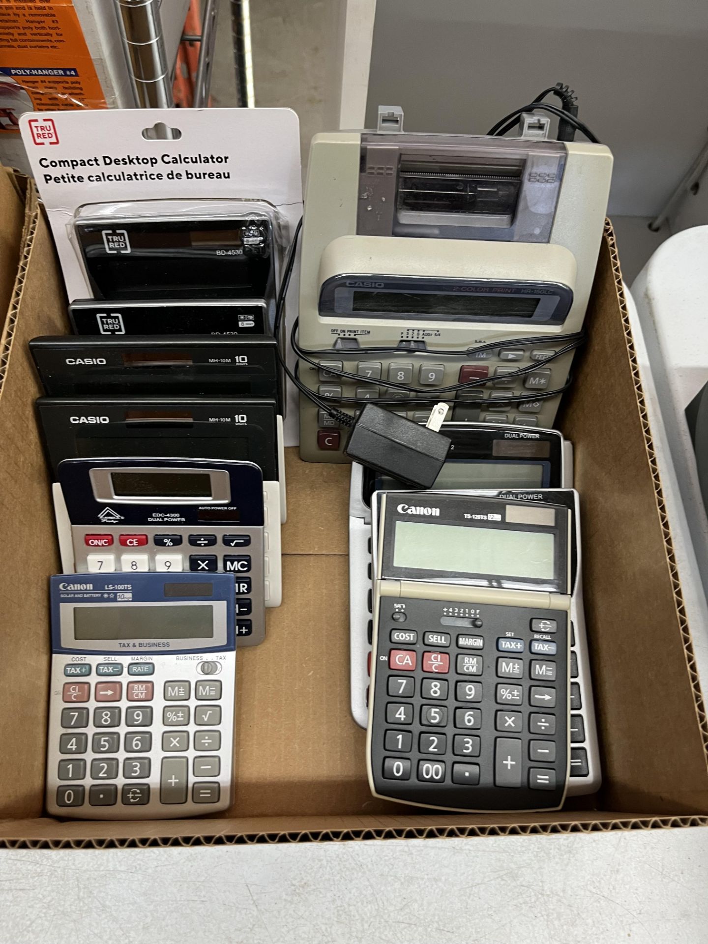Box of Compact Calculators