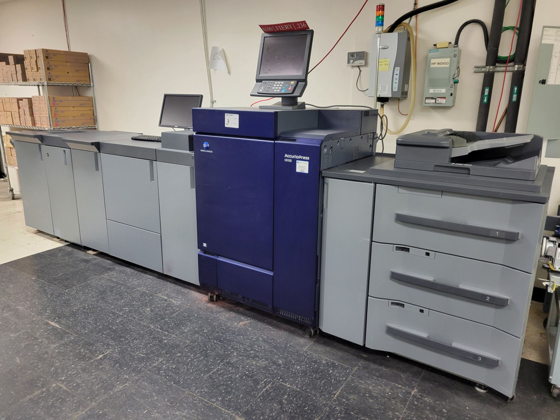 AccurioPress C6100 Digital Colour Press w/ Konica Minolta IC-315 Fiery ...