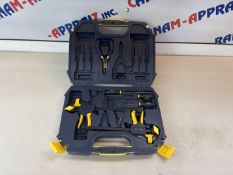 ToolTech Hand Tool Set with Clamps, Pliers & Screwdrivers in Carrying Case