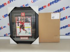 Thomas Chabot Ottawa Senators - Signed framed poster with pin - PHG sports certification of