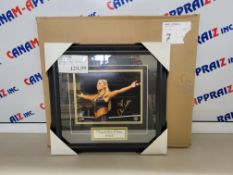 Charlotte Flair WWE - Signed framed poster - 8" x 10"