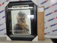 Peter Mayhew "Chewbacca" Star Wars - Signed framed poster - Steiner Certification of Authenticity "