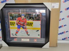 Saku Koivu Montreal Canadians - Signed framed poster with pins