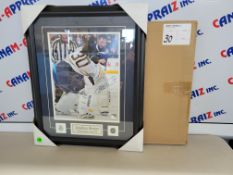 Jonathan Bernier Toronto Maple Leafs - Signed framed poster with pins - PHG sports certification