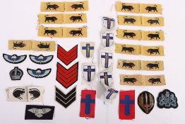 Small collection of mainly British Army Formation signs