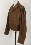 Somerset Light Infantry Battle Dress Blouse, 43rd Wessex Division