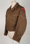 The Welch Regiment Battle Dress Blouse, 53rd Division