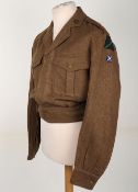 British Royal Scots, 52nd Division, lieutenant’s Battle Dress Blouse