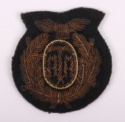 Air Transport Auxiliary female Officer’s Bullion cap badge