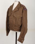 Royal Army Chaplains Department Captains Battle Dress Blouse, 49th Division