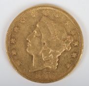 USA, 20 Dollars Gold, 1873, San Francisco, Double Eagle, 33.42