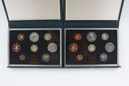 Two Royal Mint 1983 Proof Coin Collections, with outer card box, (2)
