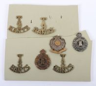 Collection of Badges to the Hampshire Regiment.