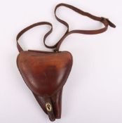 Japanese Nambu Type 14 Pistol Holster with Shoulder Strap