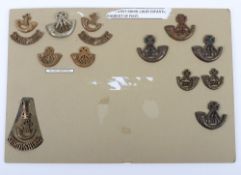 Grouping of Cap, Collar & Shoulder Title to the King’s Shropshire Light Infantry