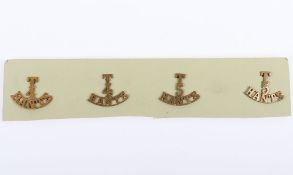 2 Pairs of Shoulder Titles to the Hampshire Regiment