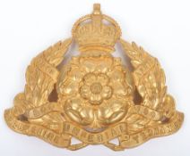Derbyshire Imperial Yeomanry Officers Helmet Plate