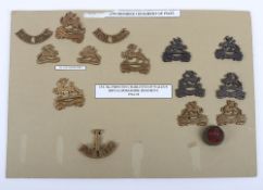 Grouping of Military Badges to the Royal Berkshire Regiment