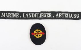 Imperial German Marine Landflieger Abteilung Cap Tally
