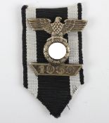 Third Reich Bar to the Iron Cross 2nd Class by W. Deumer, Lüdenscheid
