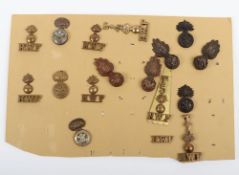Large Grouping of Cap, Collar Badges & Shoulder Titles to The Royal Welsh Fusiliers.
