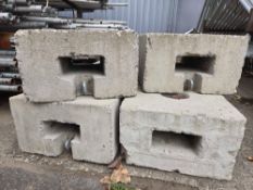 (8) 350 lb. Concrete Blocks