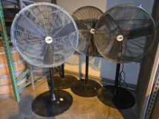 (4) Extreme Air 30 in. Pedestal Fans