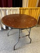 (10) 36 inch round tables