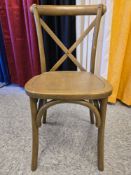 (50) X-Back Wood Chairs