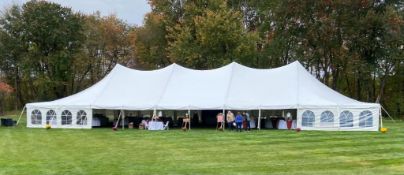 Eureka 40 x 100 Evolution High Peak White Tent