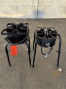 (2) Portable Propane Gas Cookers