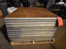 (24) 3 x 4 Parquet Wood Dance Floor