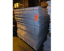 (50) 4 x 4 White Plastic Flooring