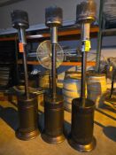 (3) Patio Comfort Propane Heaters