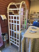 4 ft. x 7 ft. White Arch