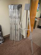 (13) Aluminum Easels