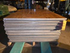 (20) 3 x 4 Parquet Wood Dance Floor