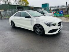 MERCEDES CLA 220d *AMG-LINE EDITION* 7G-AUTOMATIC (18 REG) SAT NAV - PAN ROOF - 1 OWNER - EURO 6!