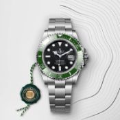 ROLEX SUBMARINER DATE *STARBUCKS GREEN BEZEL* (NOVEMBER 2025 - ALL NEW / UNWORN) 41MM OYSTER STEEL