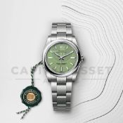 ROLEX OYSTER PERPETUAL *SEPTEMBER 2025 - ALL NEW / UNWORN* PISTACHIO DIAL - OYSTER STEEL *WOW*